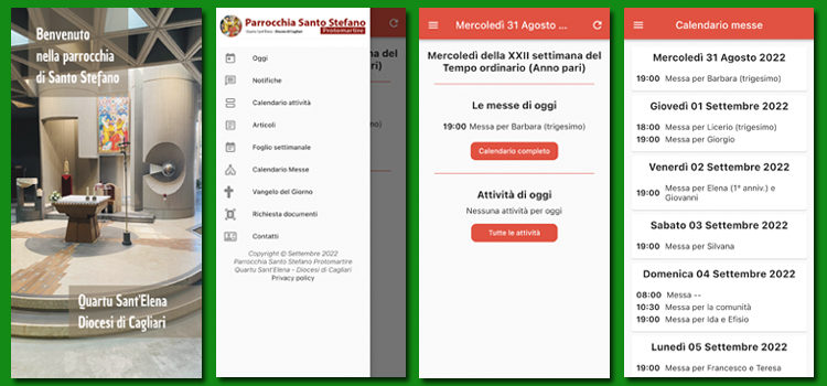 App ufficiale della parrocchia per Android e iOs