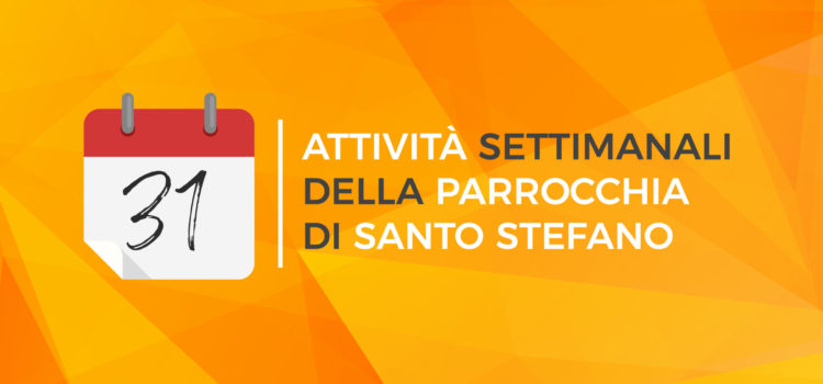 Attività dal 27 aprile al 4 maggio 2025 Attività dal 27 aprile al 4 maggio 2025
